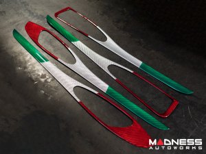 Alfa Romeo Stelvio Door Trim - Carbon Fiber - Interior Door Trim Kit - Italian Theme - Feroce Carbon Alfa Romeo Stelvio Door Trim - Carbon Fiber - Interior Door Trim Kit - Italian Theme - Feroce Carbon